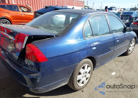 2002 Honda Civic Ex from USA, damaged, VIN 2HGES26842H508321